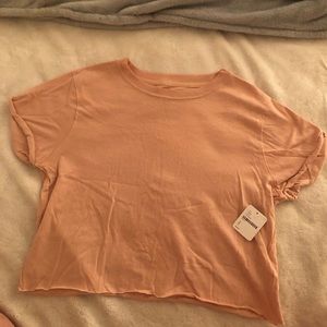 Light pink free people t shirt